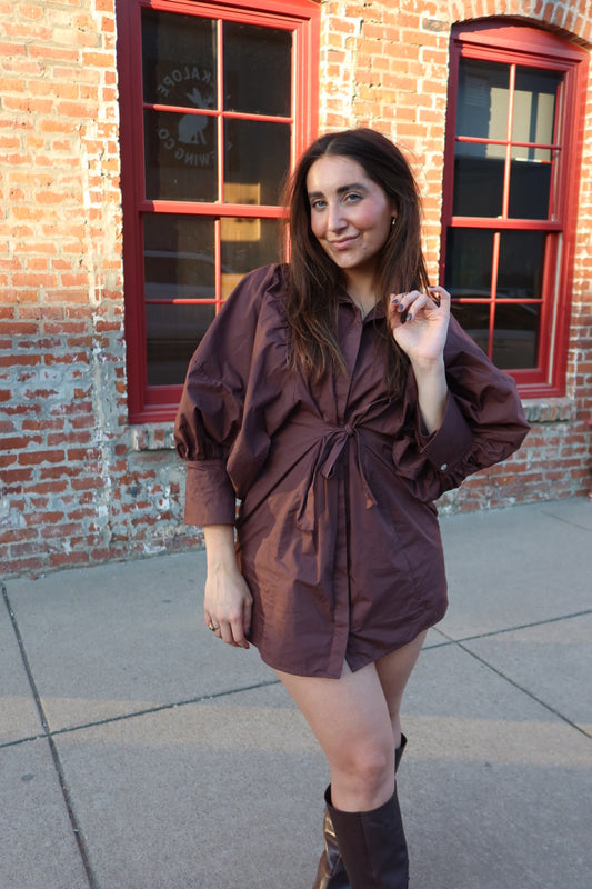 Me Espresso Mini Dress