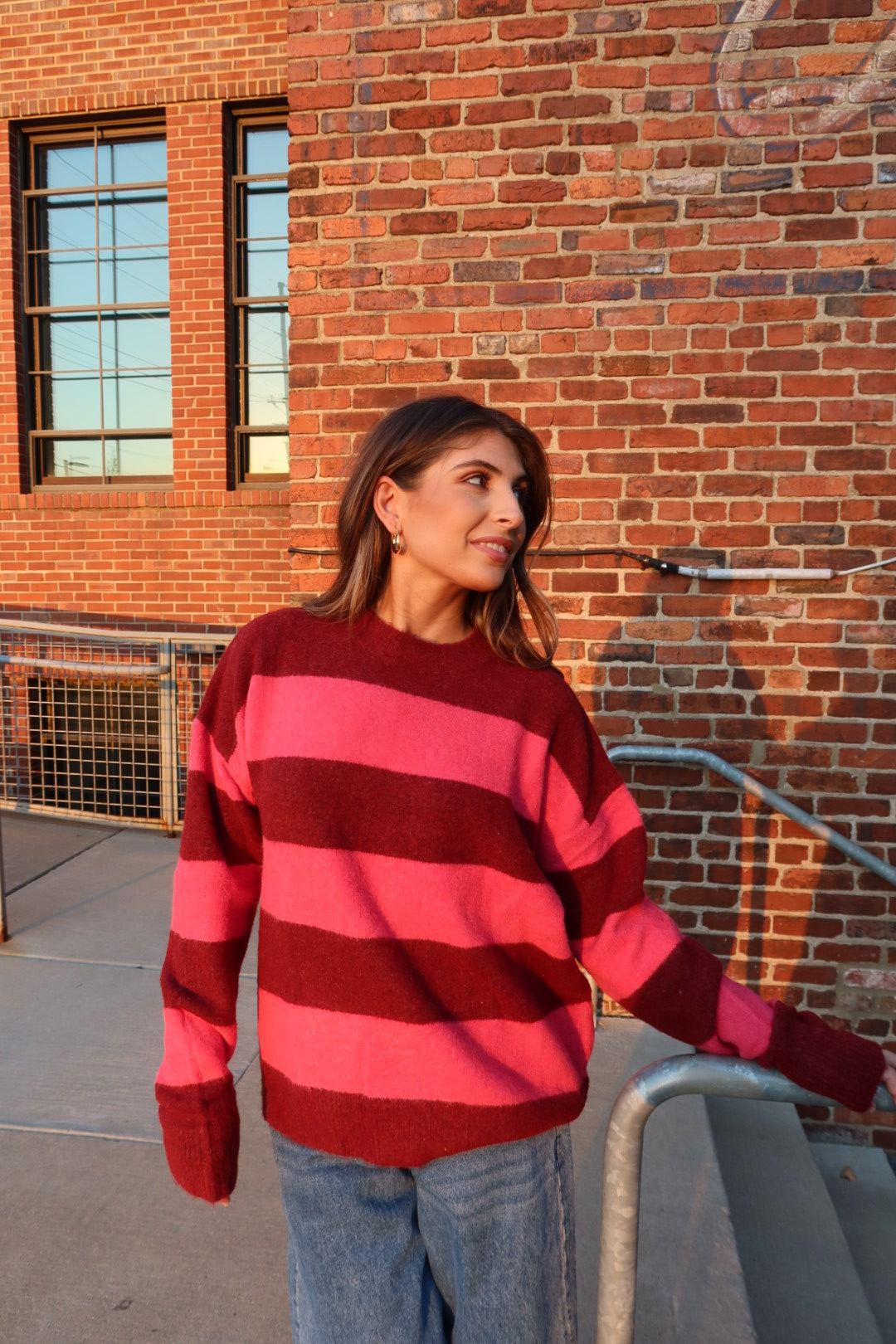 Where's Waldo Sweater (Pink/Red)