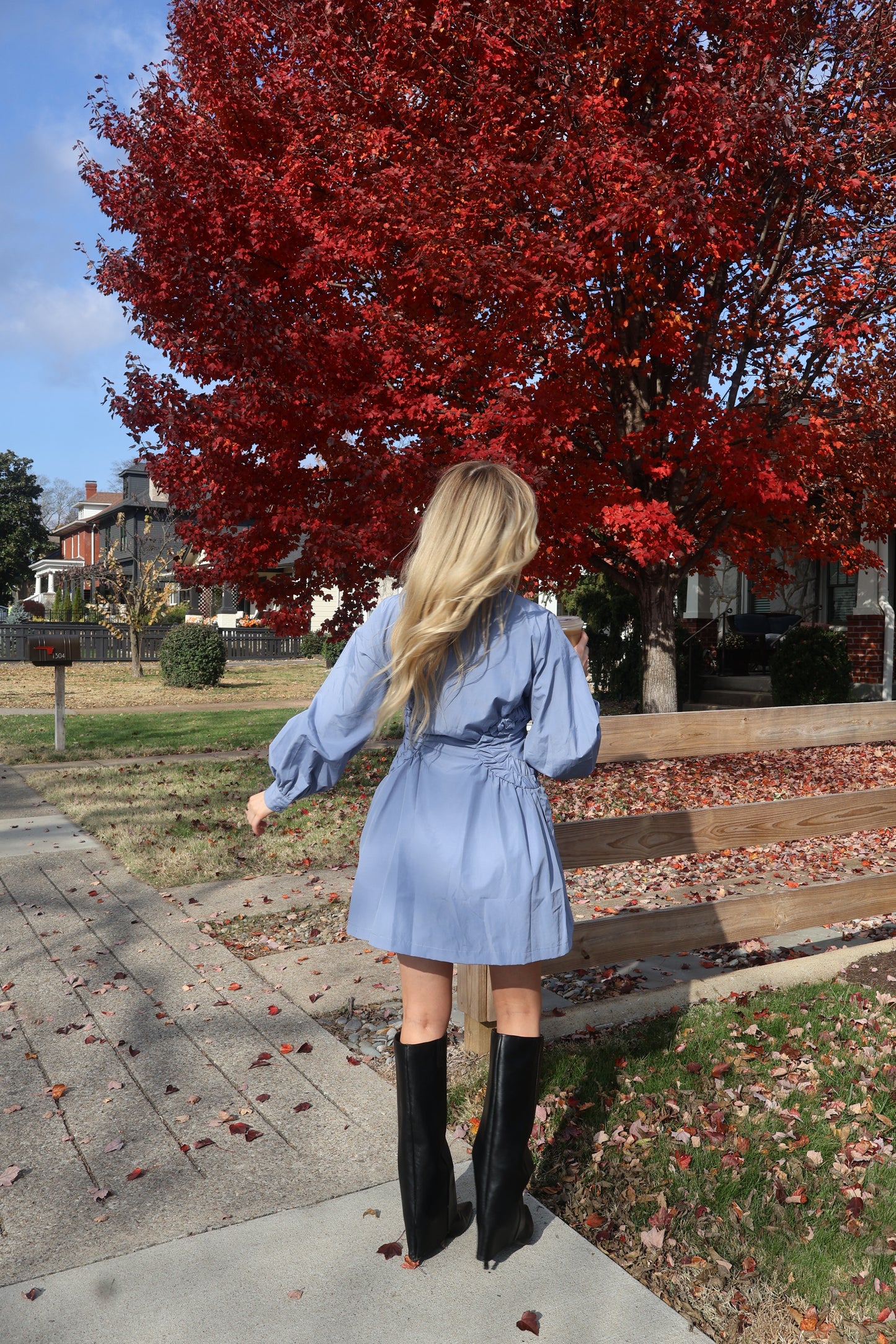 Harvest Blue Dress