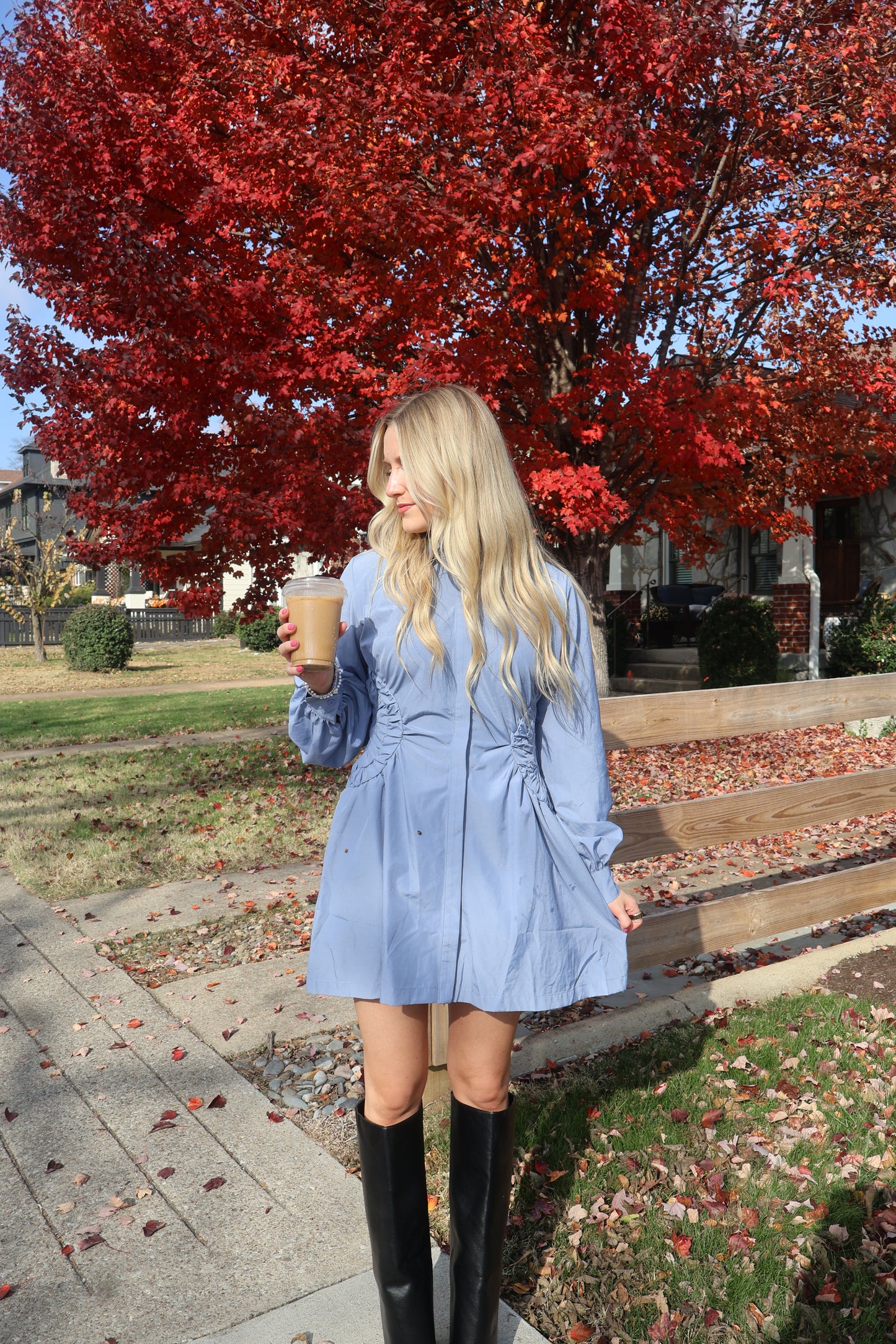 Harvest Blue Dress