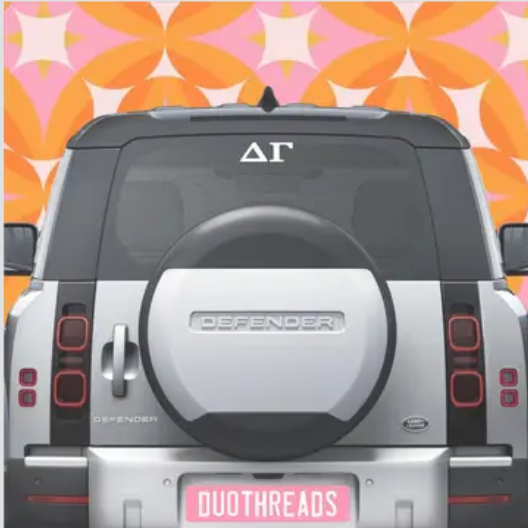 Delta Gamma Sorority Car Decal
