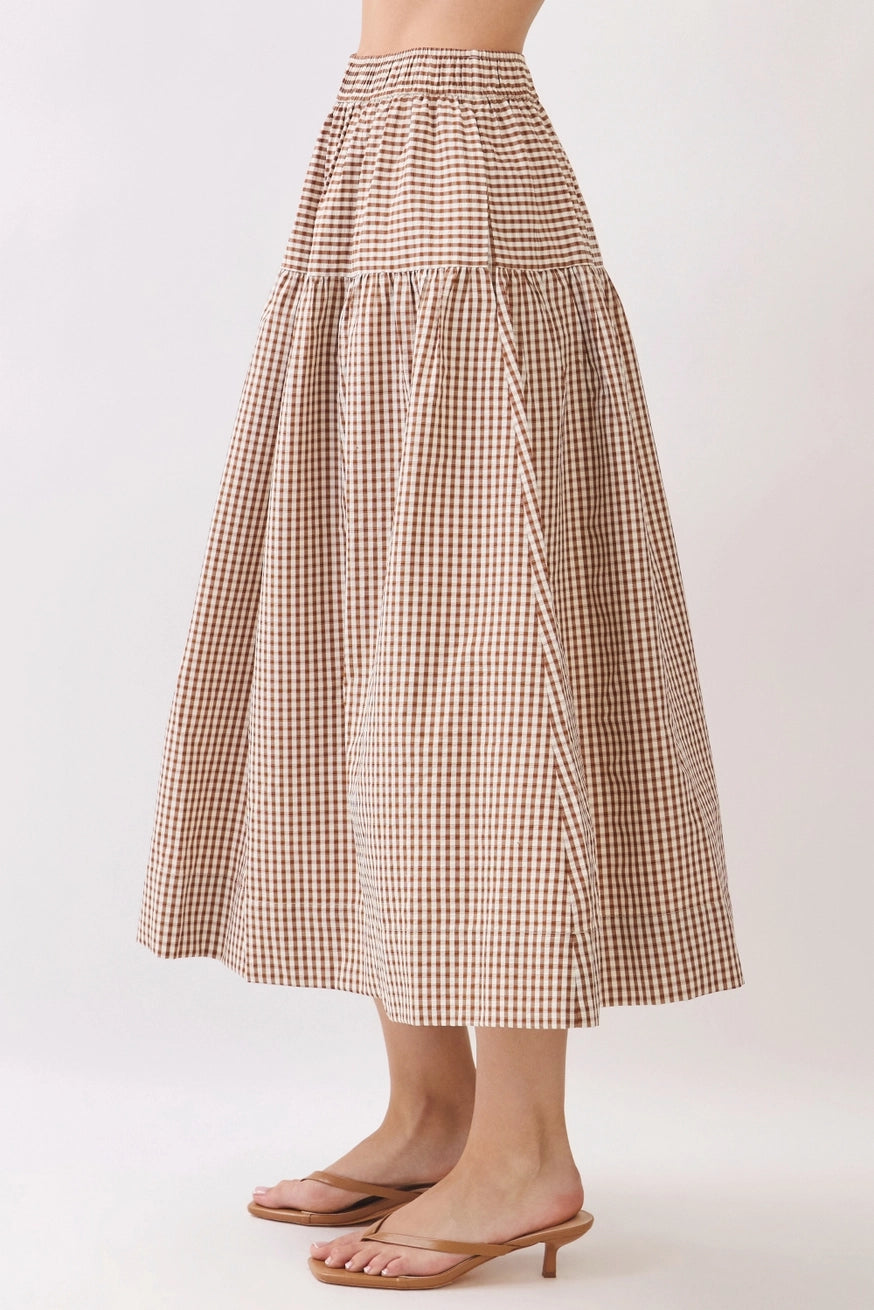 Apple Picking Maxi Skirt
