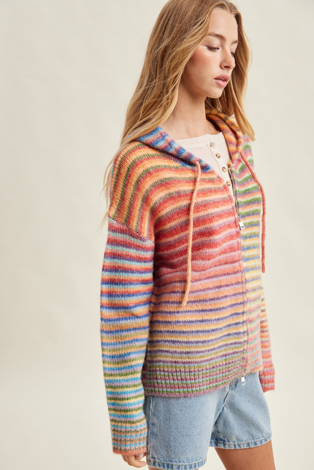 Sunset Social Hoodie (Rainbow)