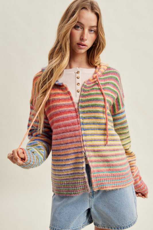 Sunset Social Hoodie (Rainbow)
