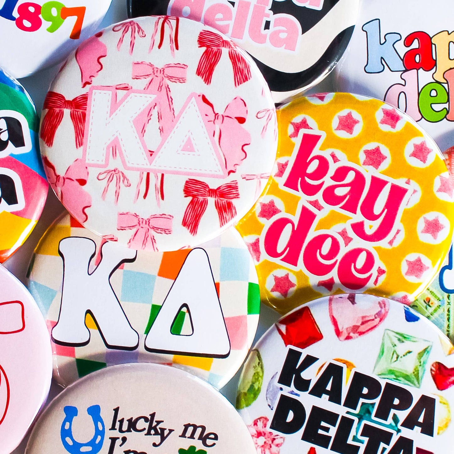 ALPHA PHI Assorted Buttons