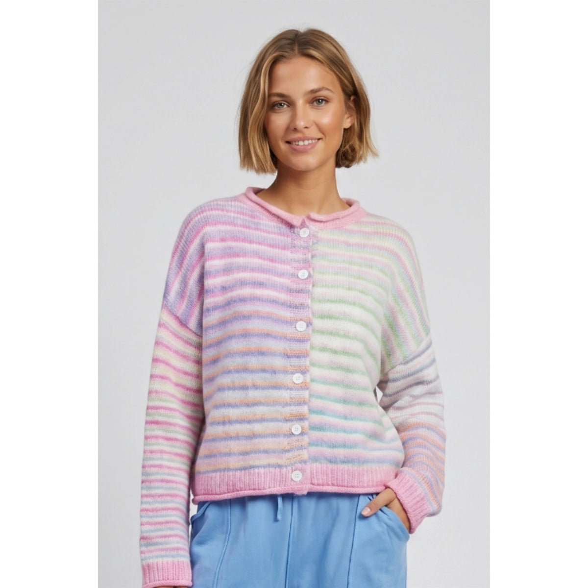 Lucky Day Cardigan (Strawberry Mix)