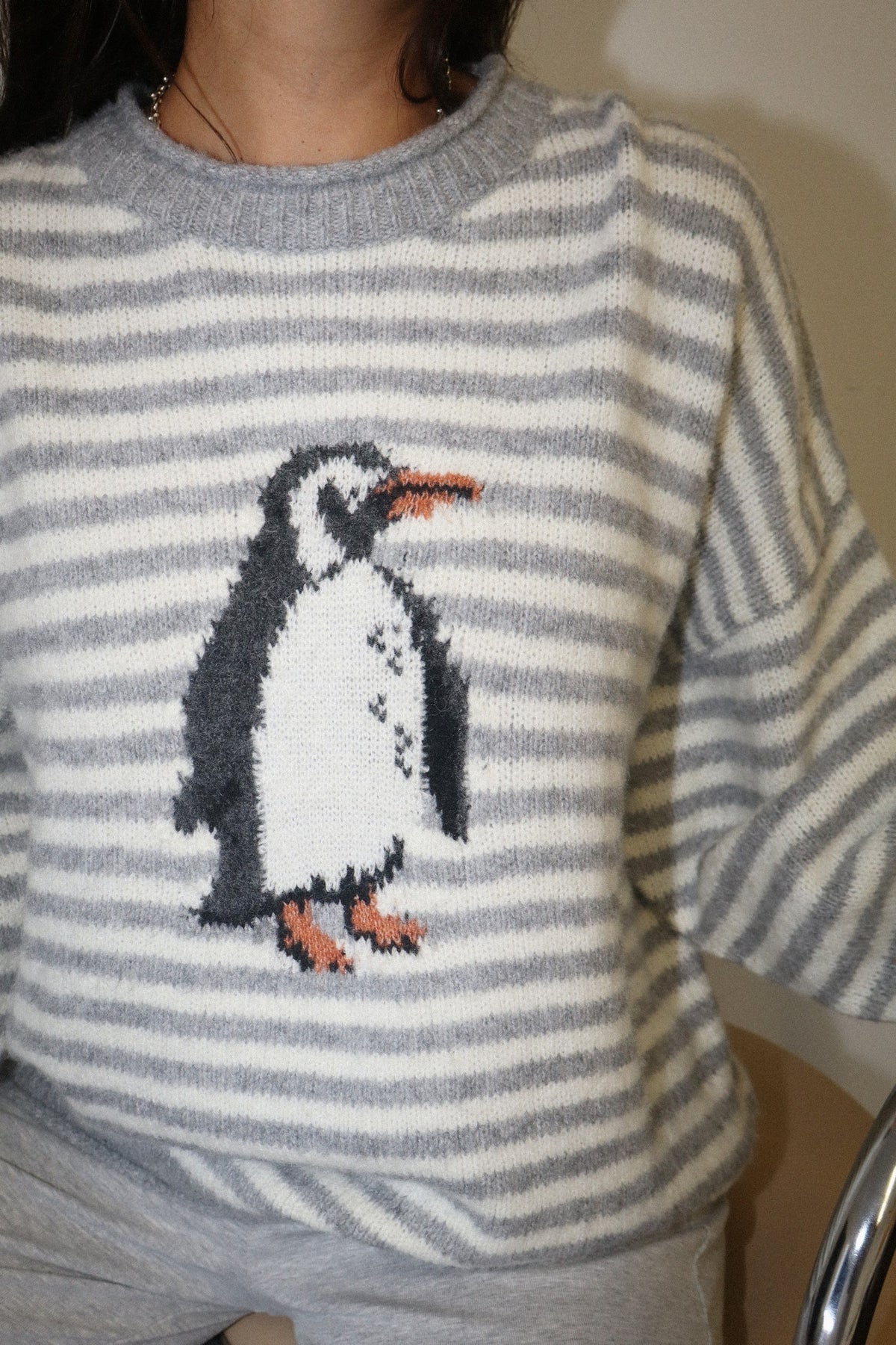 Waddle Club Sweater (Grey)
