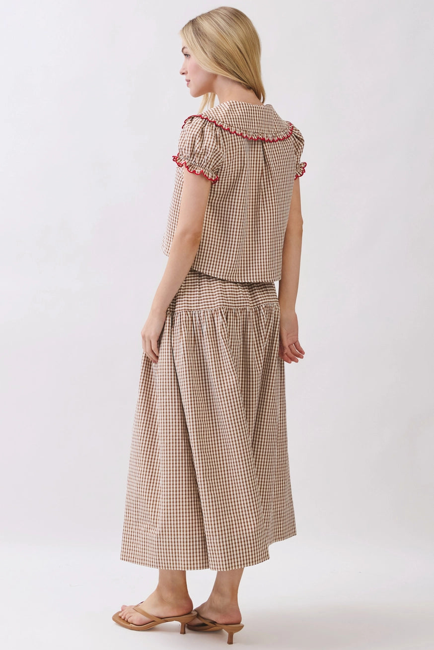 Apple Picking Maxi Skirt