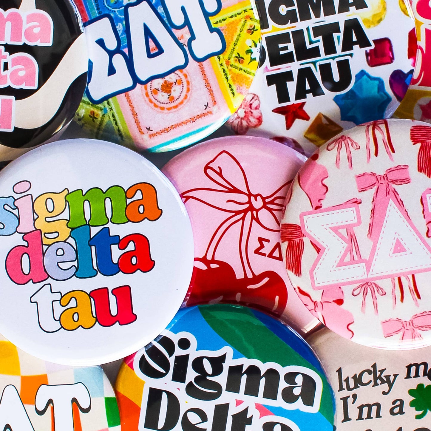 ALPHA PHI Assorted Buttons