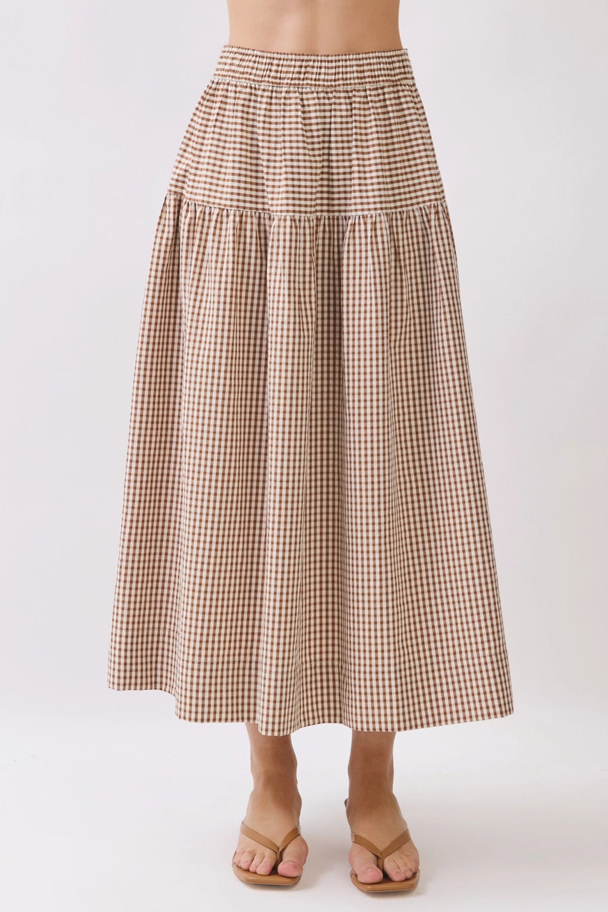 Apple Picking Maxi Skirt