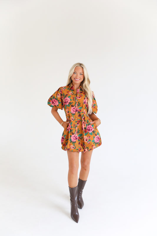 Pumpkin Patch Petals Dress