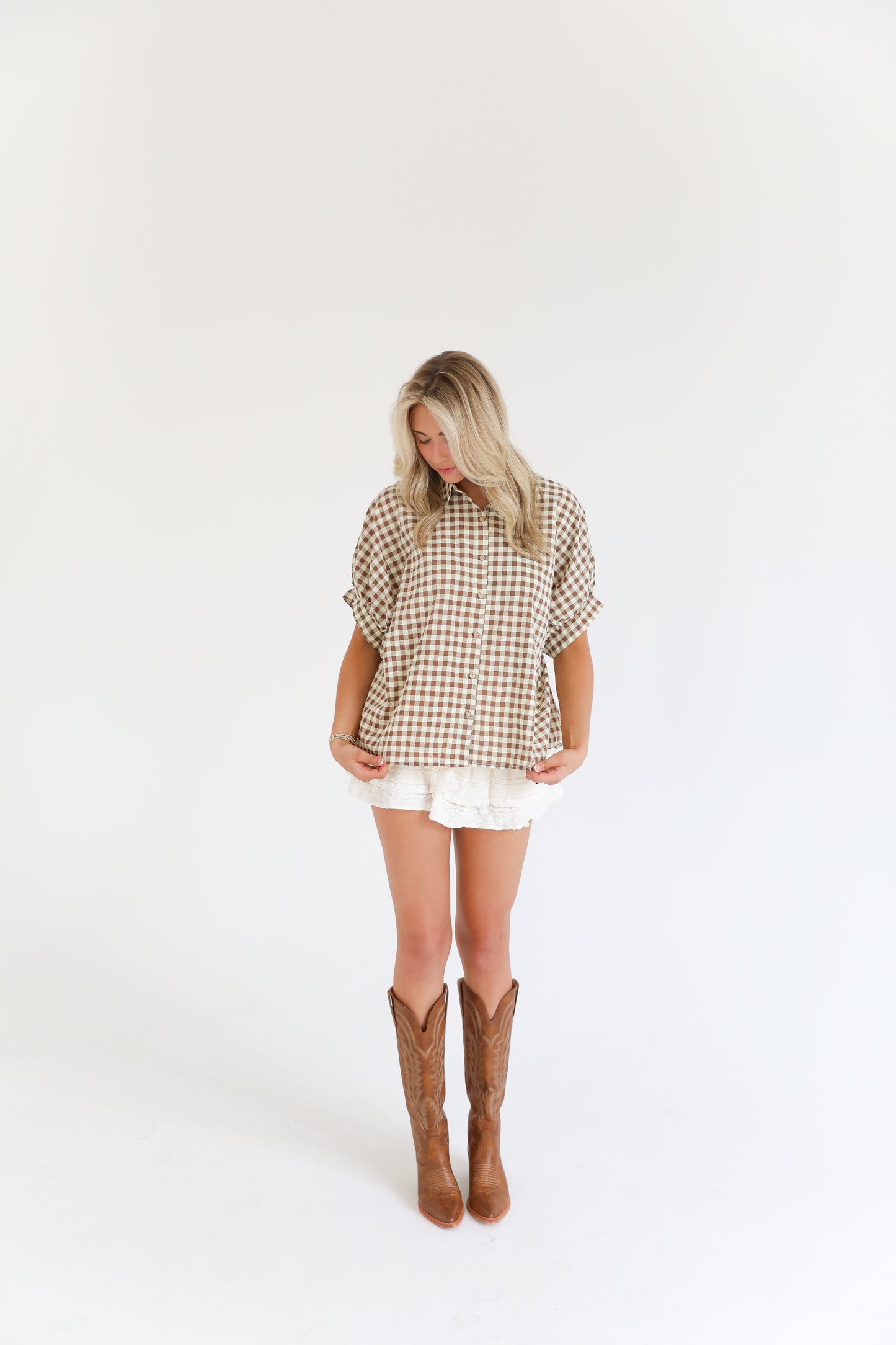 Cider Season Blouse (Brown)