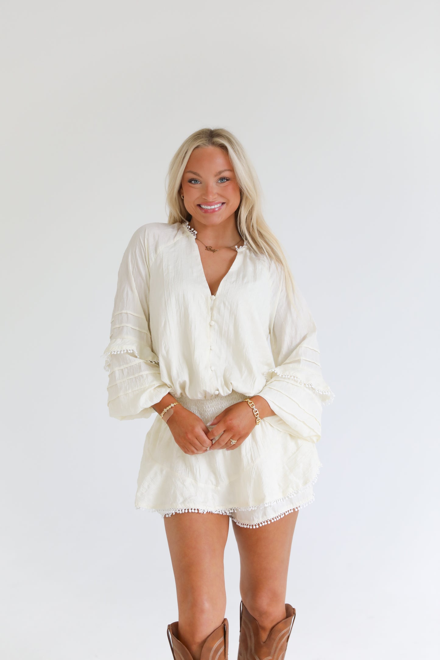 Falling for You Romper