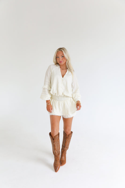 Falling for You Romper