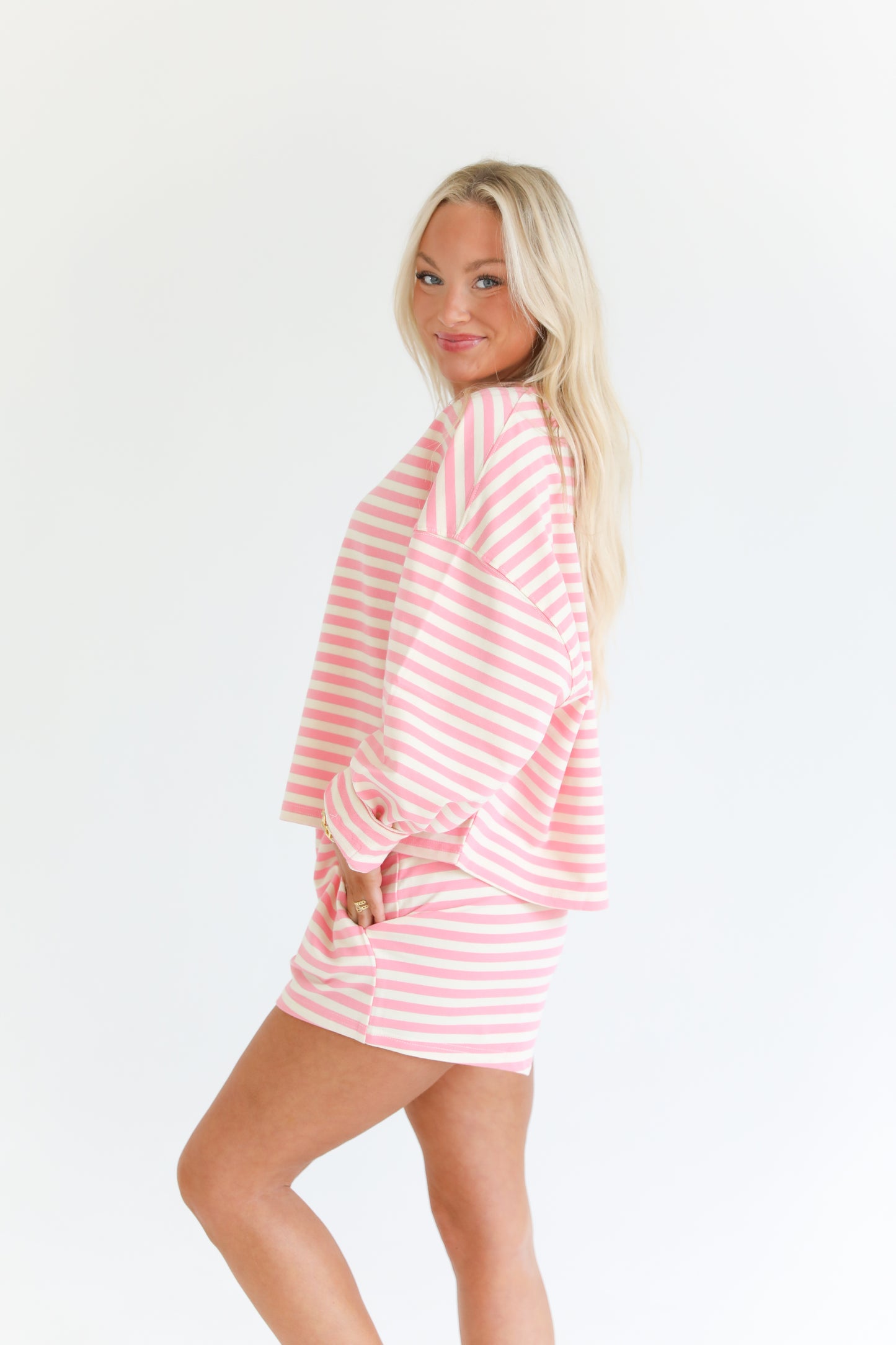 Morning Latte Pullover (Pink)