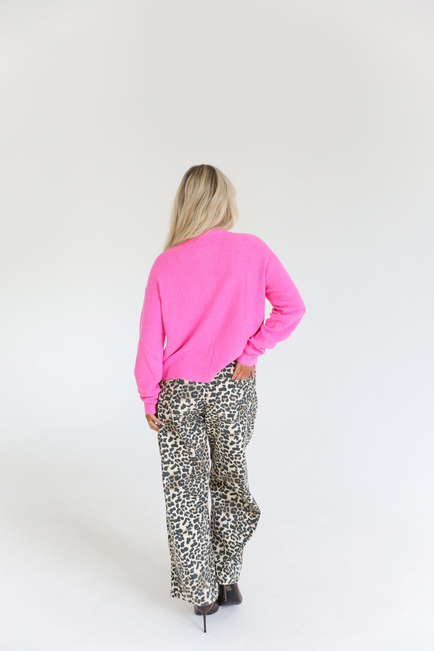 Cheetah Girl Barrel Jeans