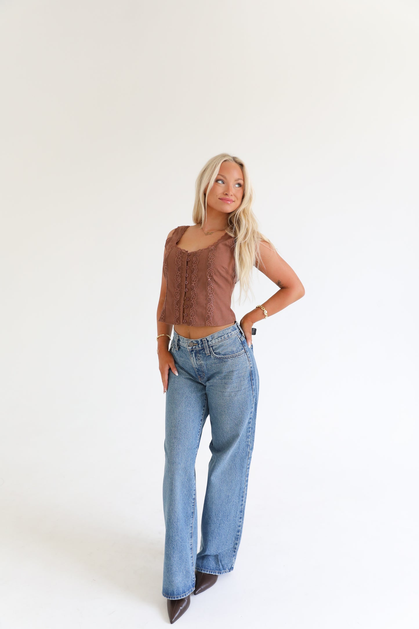 Saddle Lace Tank